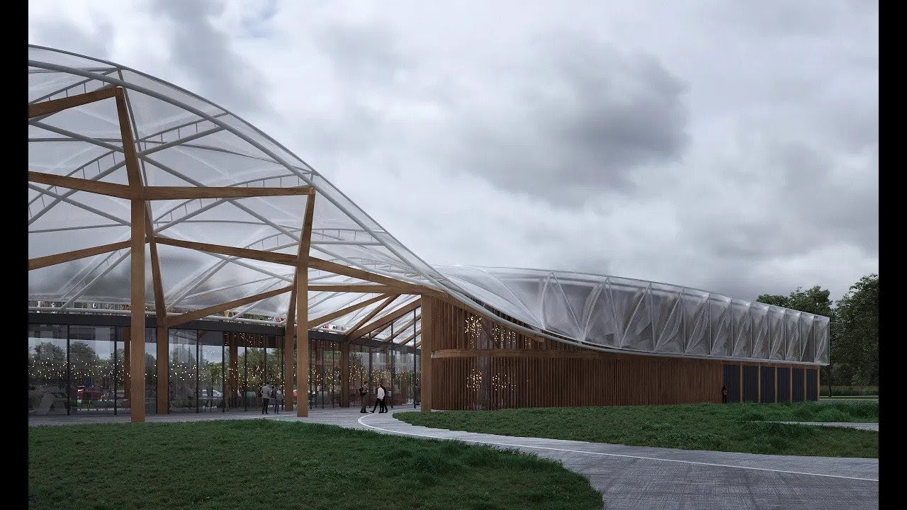 watch: PARTISANS virtually constructs adaptable EV experience center on dassault systèmes