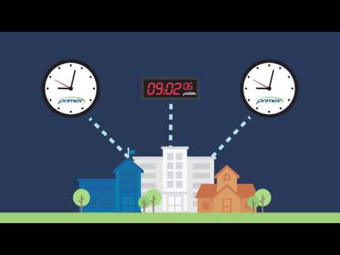 Primex OneVue Clocks for Education