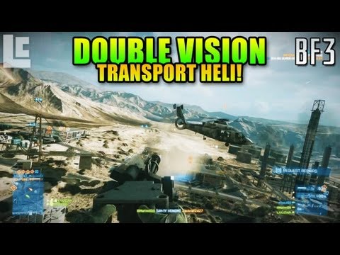 Transport Helicopter Teamwork - Double Vision (Battlefield 3 Gameplay/Commentary)