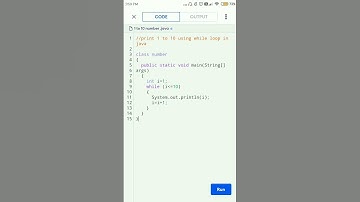 print 1 to 10 using while loop in java.#shorts #shortsvideo