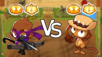 God Boosted Sharp Shooter vs. Kylie Boomerang (Bloons TD 6)