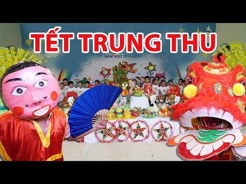 Lớp Bé Bắp Rước Đèn Ông Sao & Múa Sư Tử Đón Trung Thu