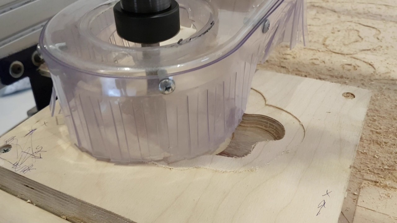 adaptive 3D clearing with shopbot and fusion 360 - YouTube