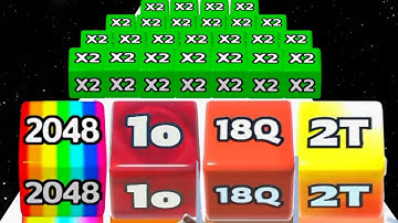 Jelly Race Number Game vs Ladder Master - Level Up Number (NOOB vs PRO vs HACKER) Math Games