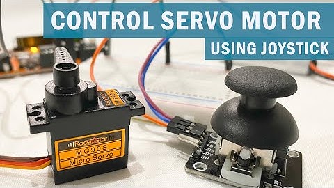 How to control servo motor using analog joystick and Arduino