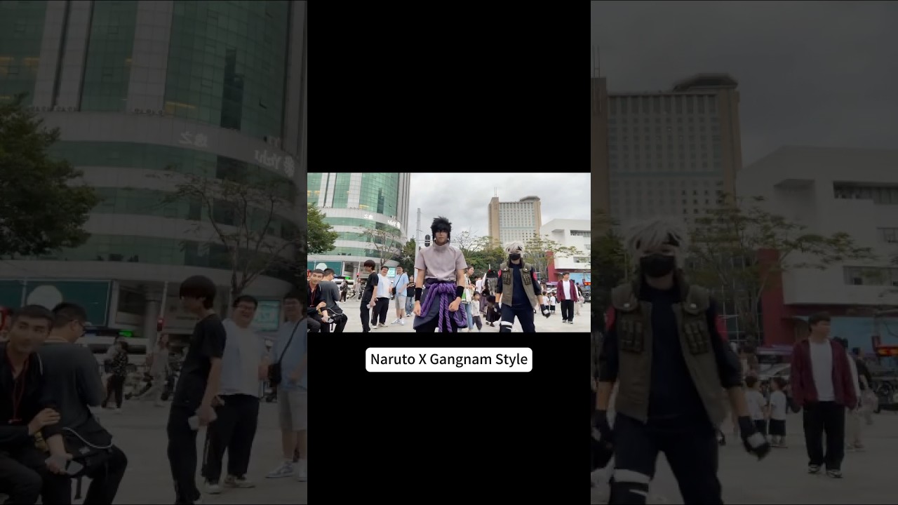 Naruto X Gangnam Style😊 #anime #game #fyp #naruto #sasuke #cos #cosplay #cosplayer #cosplaygir
