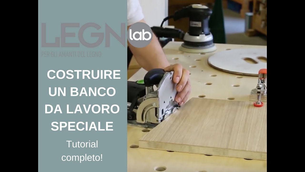 Banco da LAVORO con banco SEGA parkside integrato (NUOVA SERIE) 