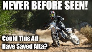 Amazing Unreleased Alta Motors Commercial - Electric Dirt Bike Mind Blow!