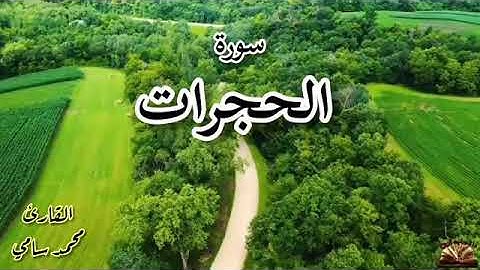 سورة الحجرات القارئ محمد سامي surat alhujurat