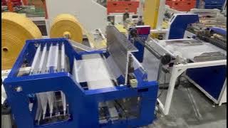 【NEW】Automatic Bag Top Hemming Liner-Insert Conversion Line|Adapted to 46~76| Top Hem|PP Woven Bag