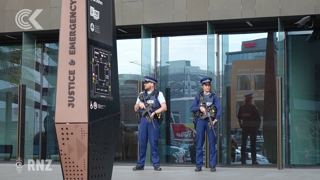 newspaper mockup Mosque shooter's trial to stay in Christchurch