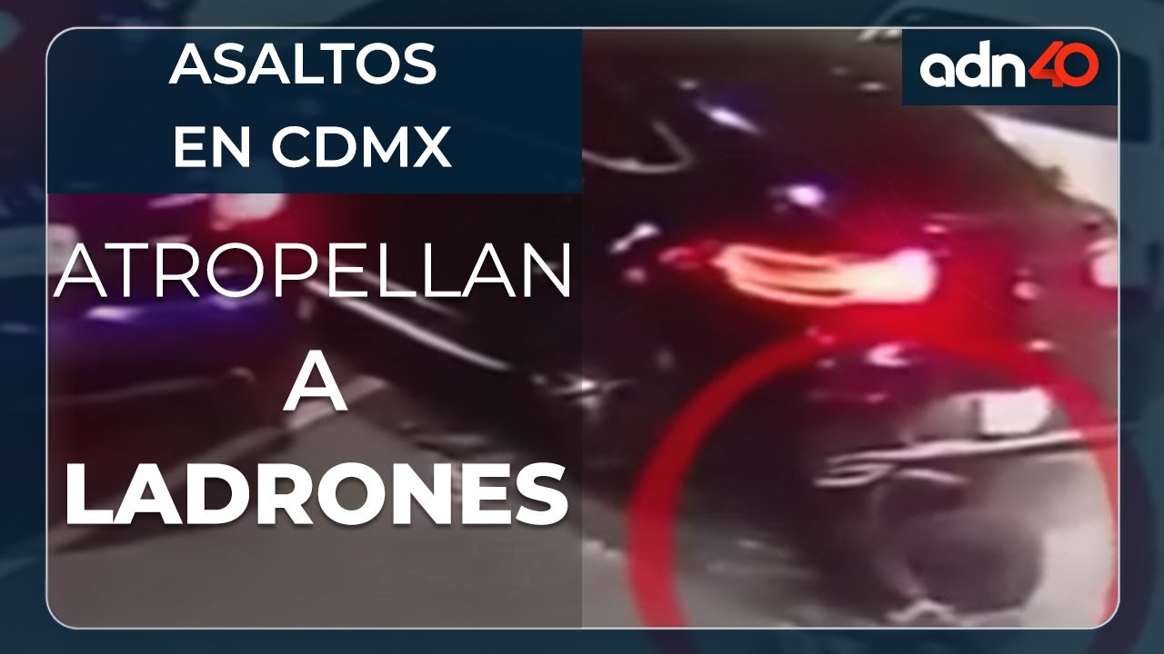 Hombre atropella a ladrones que lo intentan robar en su casa