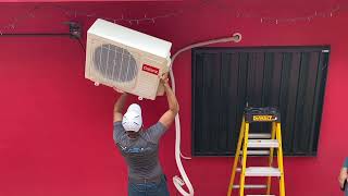 Fast basic installation of Galanz air conditioner