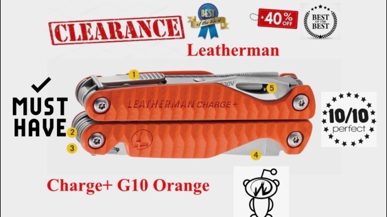 The Best Multitool? Leatherman Charge+ G10 Orange ? Unboxing and 