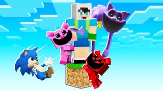 TEK BLOKTA CATNAP İLE HAYATTA KALABİLİR MİYİM  ⚠ Minecraft