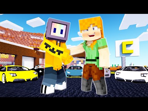 I OPENED SUPERCAR & LUXURY CARS SHOWROOM | MINECRAFT