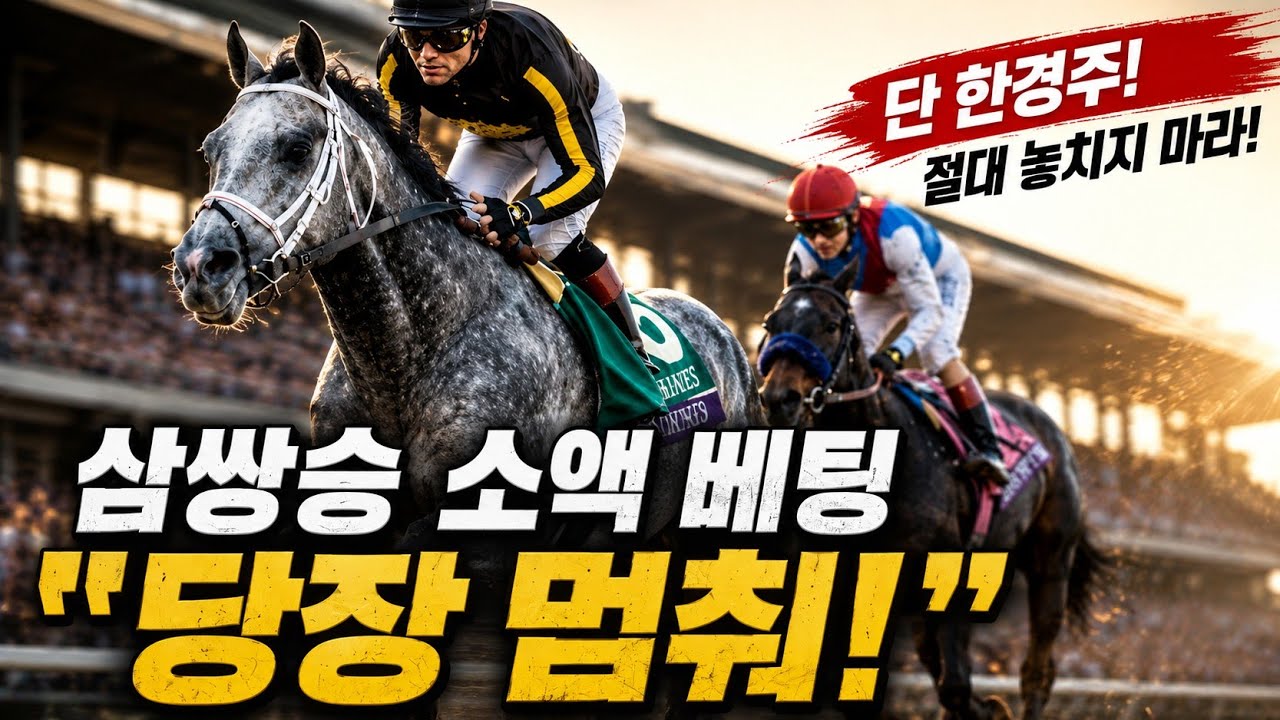 경마, 맞혔는데 왜 돈이 없나… "삼쌍승의 비극"