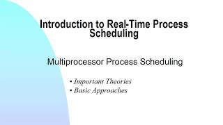 1.2 Multiprocessor Process Scheduling | Real-Time Systems 即時系統 | Tei-Wei Kuo 郭大維