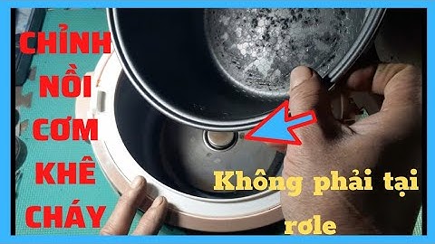 sửa nồi cơm điện bị khê cháy không nhảy nấc /fix the rice cooker does not jump