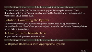Resolving VHDL Compilation Errors in ModelSim: Common Issues and Solutions