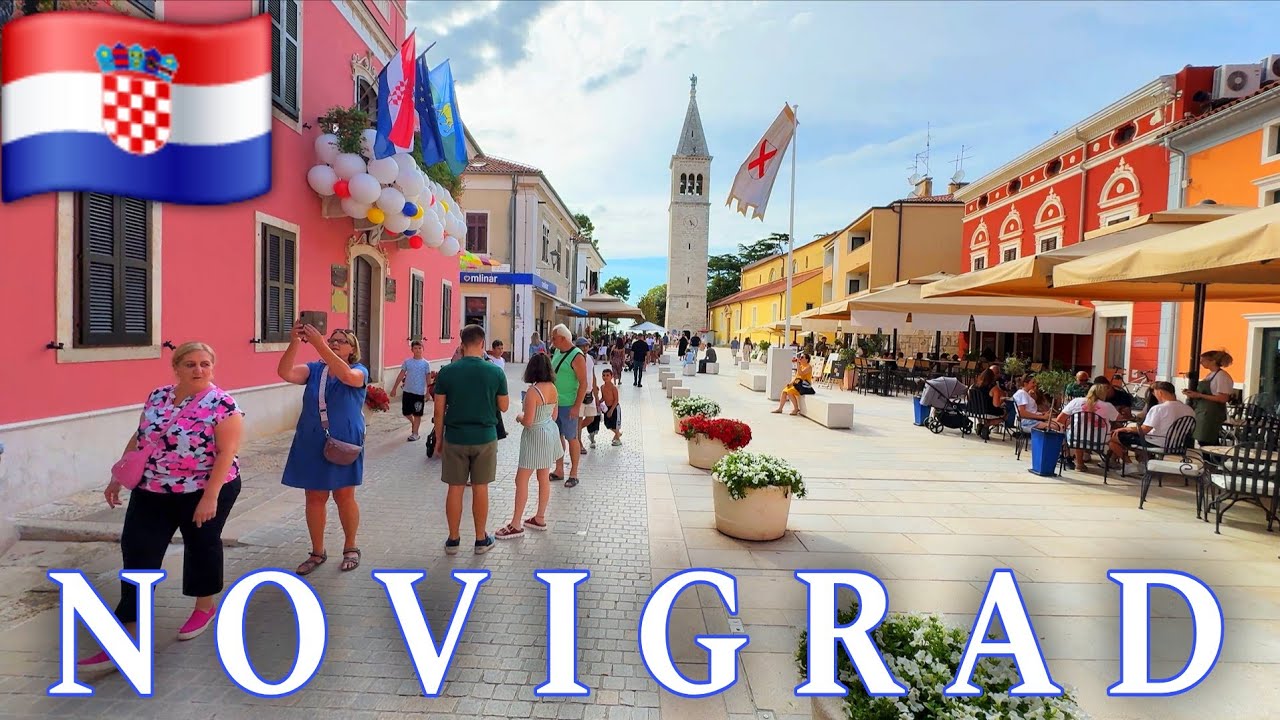 Novigrad Croatia 🇭🇷 Summer Walking Tour || Urlaub in Novigrad Kroatien 