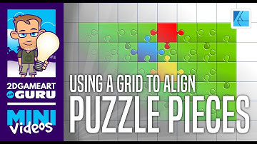 Affinity Designer Mini Tutorial - Puzzelstukjes eenvoudig uitlijnen met behulp van een raster