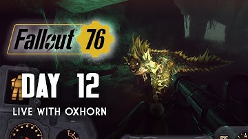 Day 12 of Fallout 76 Part 2 - Live Now with Oxhorn