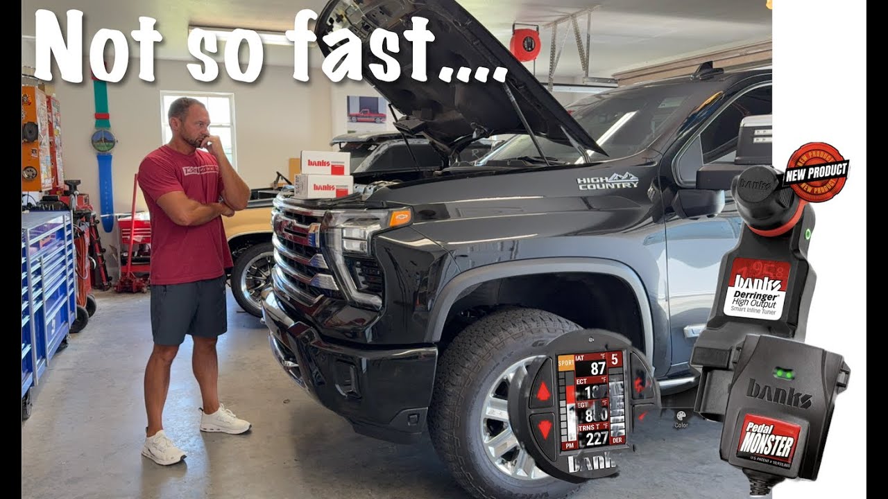 Banks New Derringer, iDash, & Pedal Monster for 2024-2025 L5P Duramax