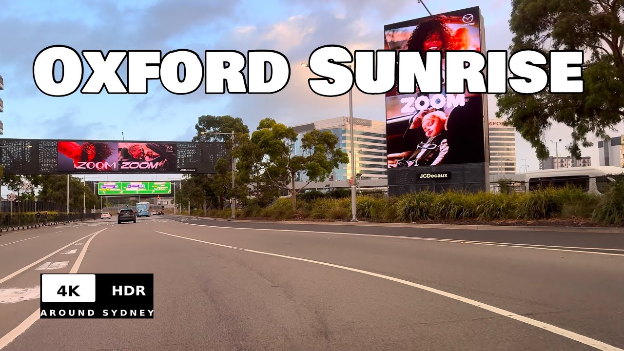 Sunrise Glow | Oxford St Sydney Drive 4K HDR 60FPS POV | Caringbah → Darlinghurst