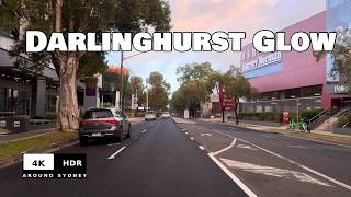 Sunrise Glow | Oxford St Sydney Drive 4K HDR 60FPS POV | Caringbah → Darlinghurst