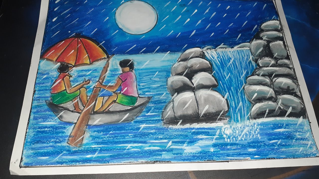 Rainy season any one can draw. - YouTube