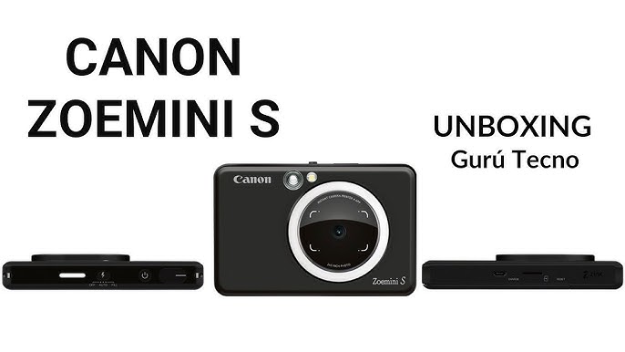 CAMARA INSTANTANEA E IMPRESORA CANON ZOEMINI S BLACK - Imax