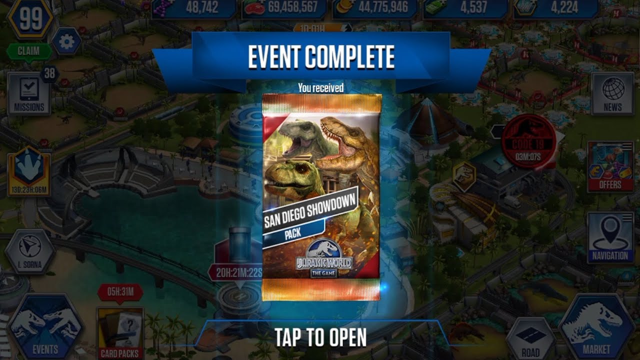 SAN DIEGO SHOWDOWN PACK - Jurassic World The Game (EP-1038)