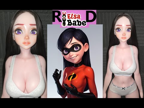 Violet Parr Elsababe 148cm unboxing #unboxing #hero #anime #doll  #actionfigures #cute #small #fun