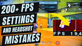 200+ fps settings BlueStacks 5 | #smooth444 #nonstop #freefire #nonstopgaming #bluestacks