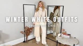 Chic Casual Winter White Outfit Ideas