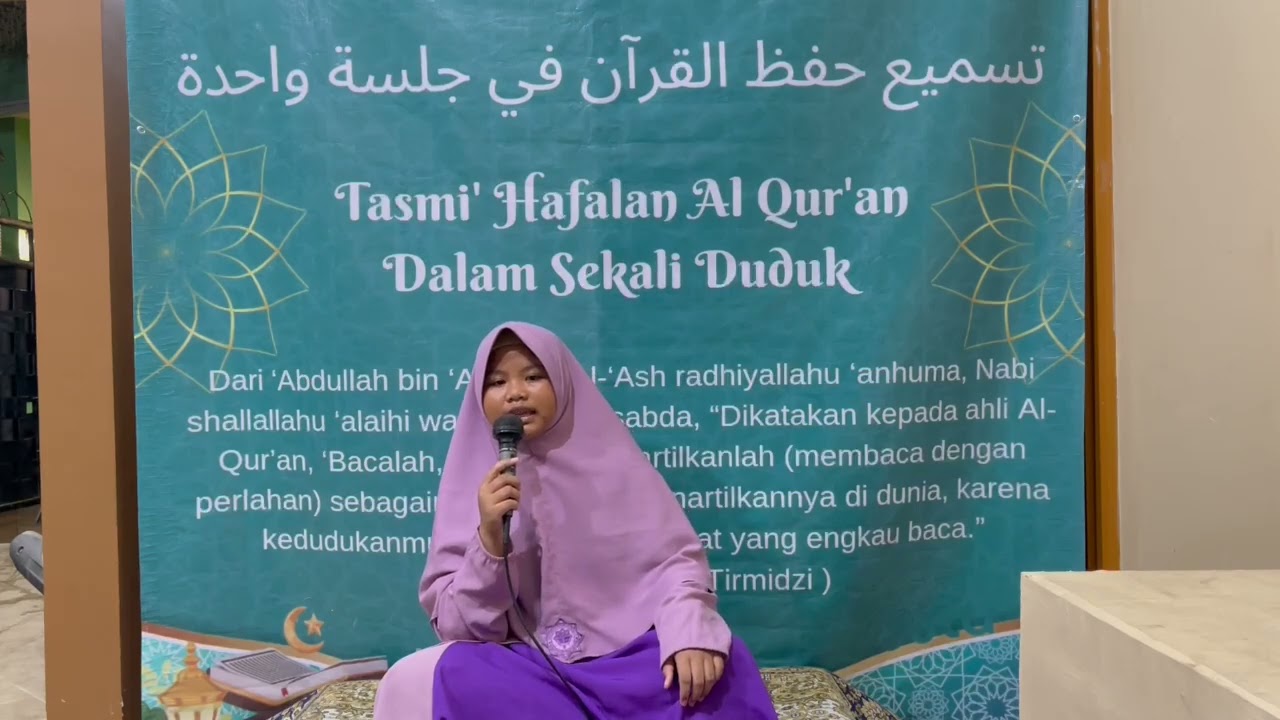 Tasmi' Hafalan Al Qur'an Dalam Sekali Duduk Fikrah Ulyatul Hasanah 