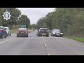 Intense police chase sees drug driver speed down hard shoulder