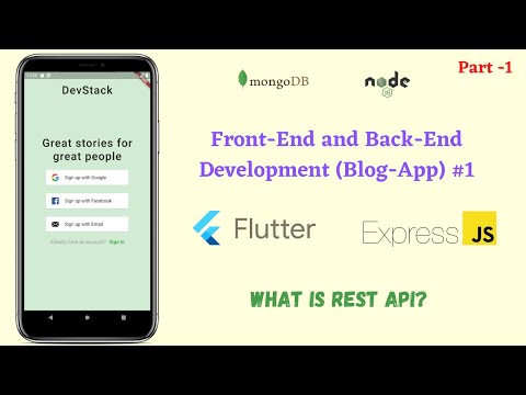 What Is Rest API? || Blog App tutorial Introduction 🔥🔥🔥 ||  Part-1