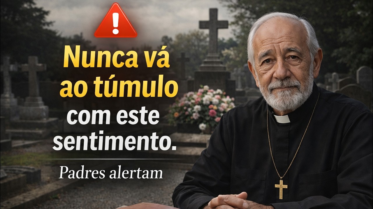 Nunca vá ao túmulo com este sentimento. Padres alertam