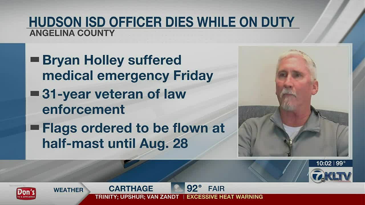 Hudson ISD officer dies on duty at Bonner Elementary - YouTube