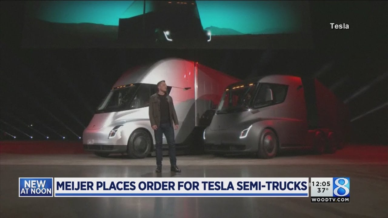 Tesla wants to electrify big trucks; Meijer places order
