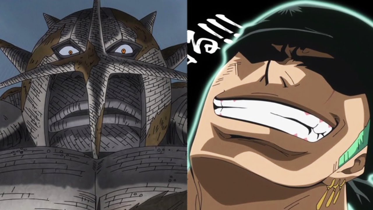 One Piece Episode 718 ワンピース Anime Review Zoro And Pica The Colossal Giant Youtube