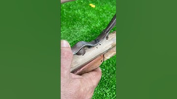 Handcraft a simple trigger mechanism # Craft Idea # DIY # Simple but sturdy