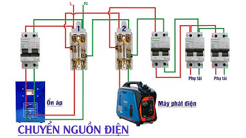 Cách Đấu Cầu Dao Đảo Chiều Chuyển Đổi 3 Nguồn Điện Cho Hệ Thống Điện Gia Đình