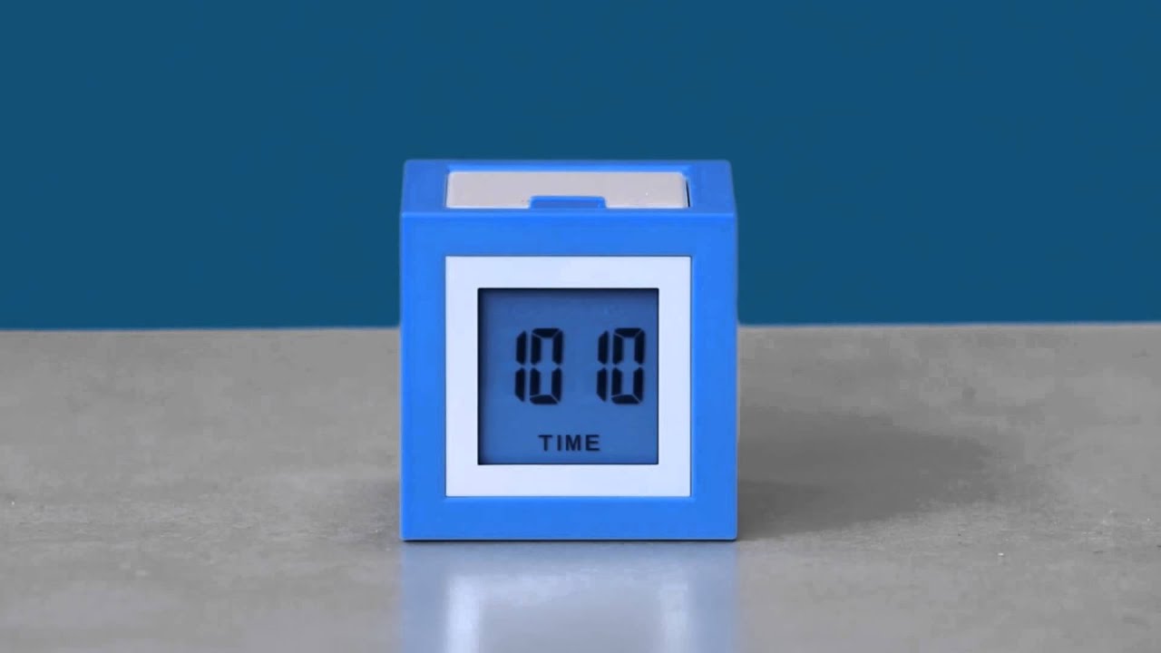 LEXON Lexon SLIDE CLOCK - Réveil blue - Private Sport Shop