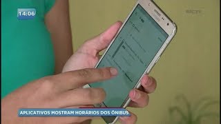 Aplicativos mostram horários dos ônibus screenshot 3