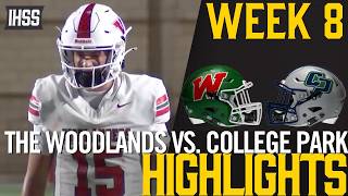 The Woodlands Dominates College Park 39-7 in War of the Woods