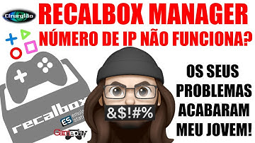 COMO ACESSAR O RECALBOX MANAGER USANDO O NÚMERO DE IP QUE NÃO FUNCIONA - RaspberryPI3 (Cir. Vídeos)