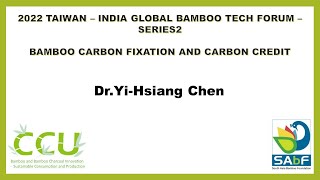 Speaker - Dr.Yi-Hsiang Chen : The Bio-Application of Microalgae on CO2 fixation with biochar?